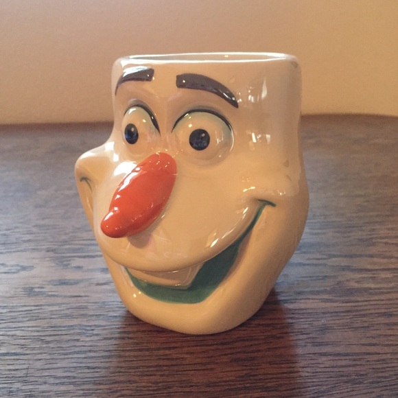 DISNEY Cute Frozen Olaf Ceramic 3D Large Coffee Mug Cup Iridescent - Picture 7 of 7
